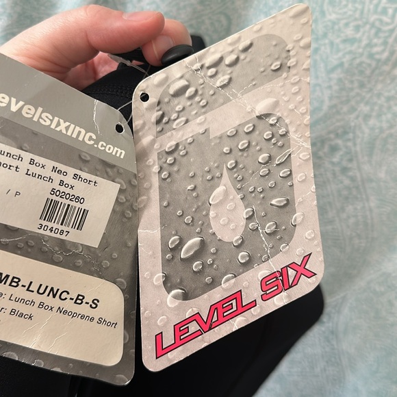 NWT Men's Level Six Lunch Box Neoprene Sz S Shorts - Picture 8 of 10